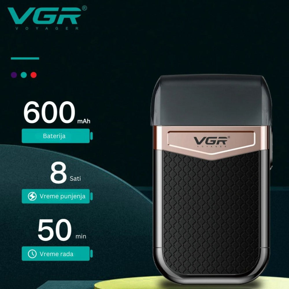 VGR V-331 Električni Brijač za Bradu | Shaver