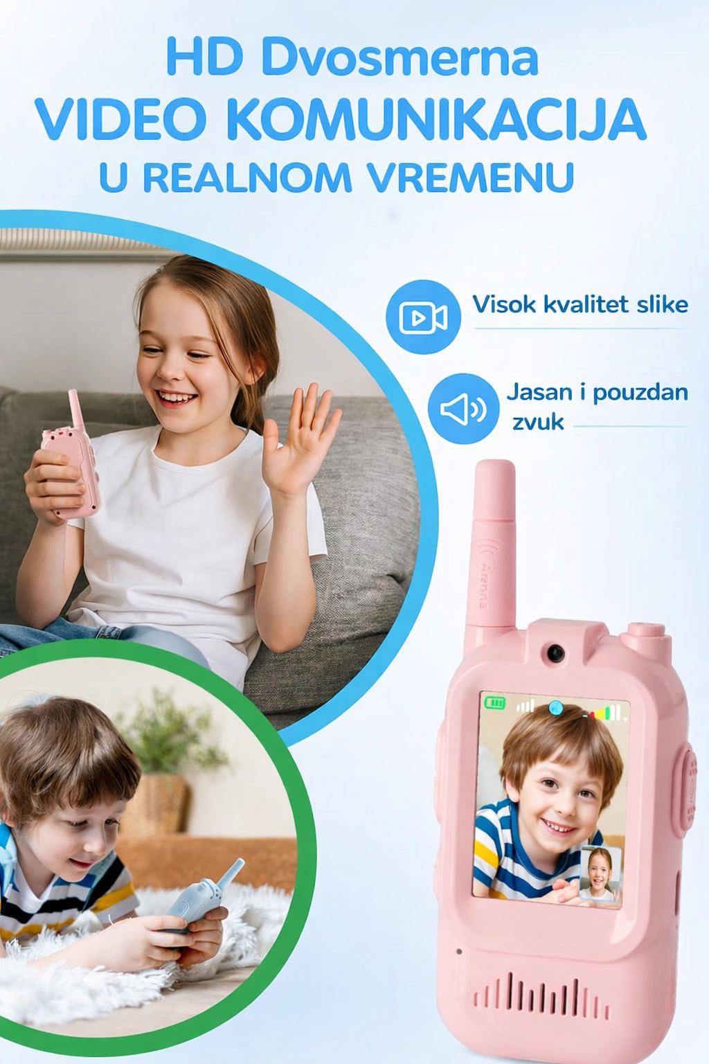 Voki‑toki sa video pozivom