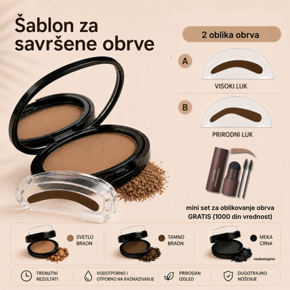 Šablon za savršene obrve