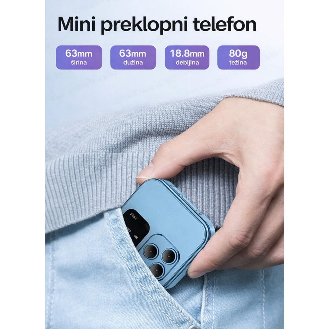 SeniorGo Flip Preklopni telefon — Jednostavan, praktičan i pouzdan