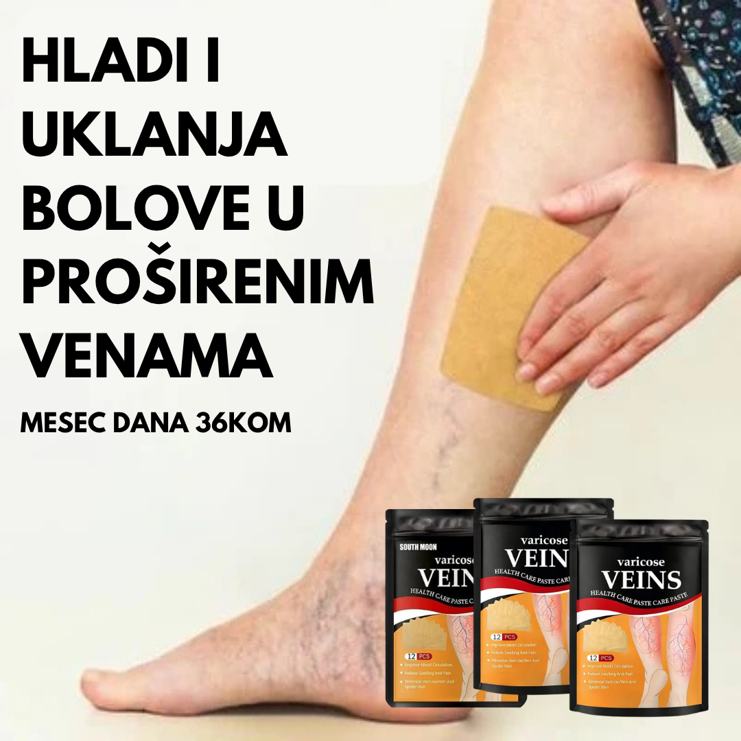 Flasteri za uklanjanje bolova od proširenih vena (pakovanje za mesec dana)
