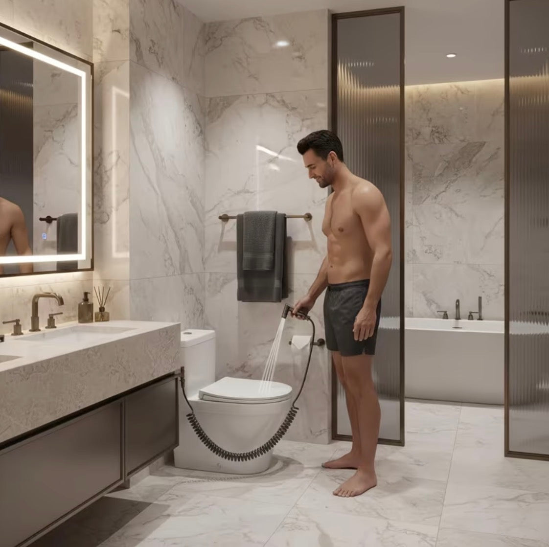 CleanJet Pro – higijenski tuš za WC šolju (Bide)