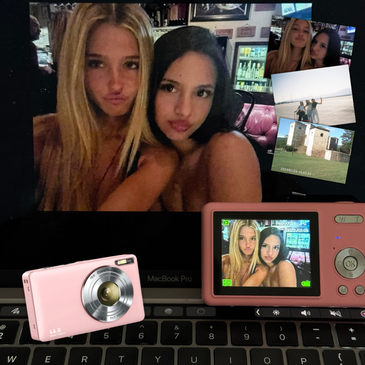 digitalni retro fotoaparat iz 2000ih + poklon za pravljenje retro fotki