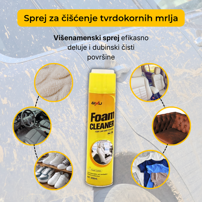 Efektivna pena za čišćenje prljavštine