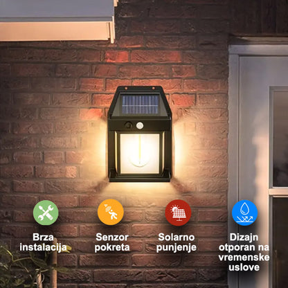 Solarna spoljna lampa - bez žica i struje