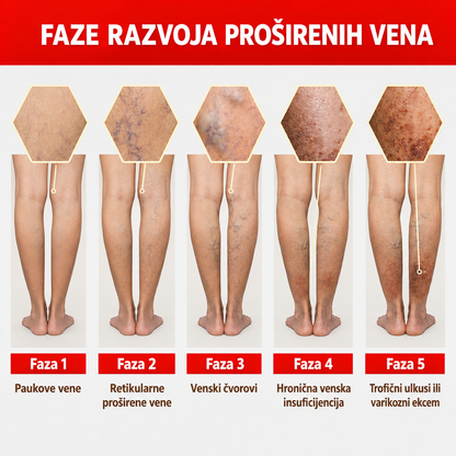 Flasteri za uklanjanje bolova od proširenih vena (pakovanje za mesec dana)