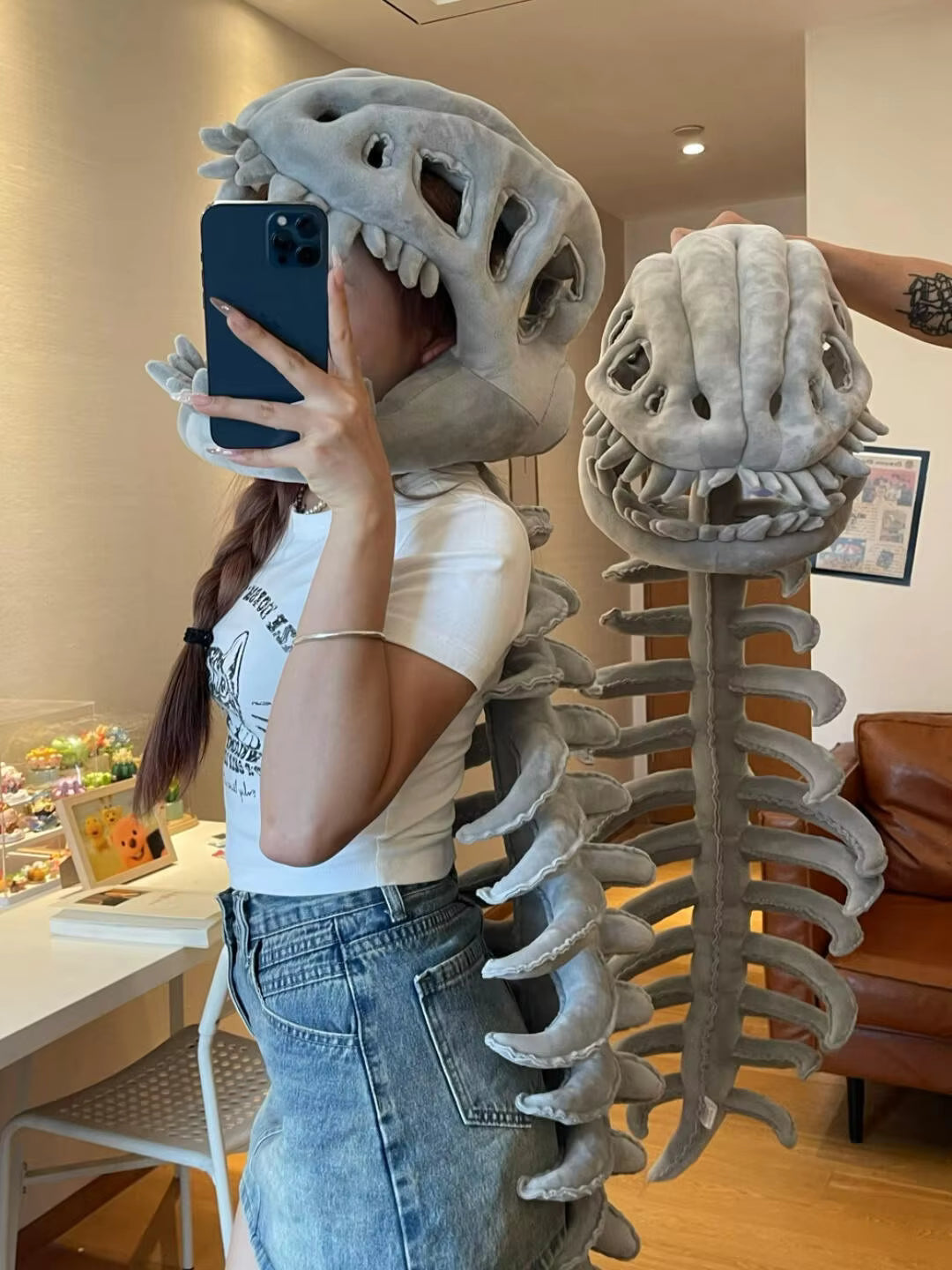 Kost dinosaurusa kostim za decu i pse