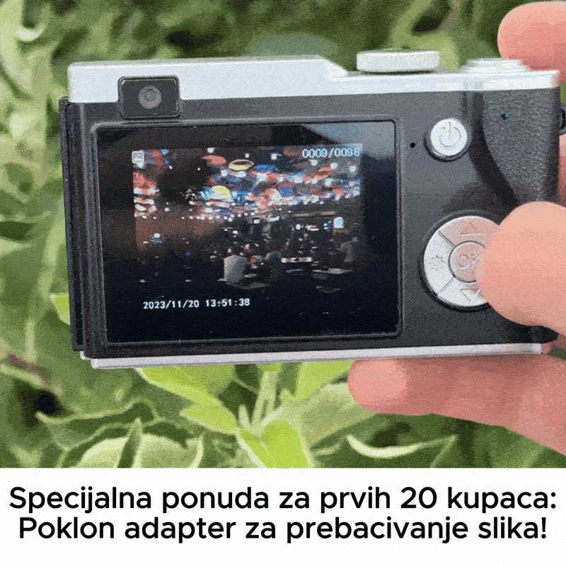 digitalni retro fotoaparat iz 2000ih