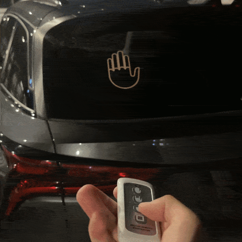 Srednji prst Svetlo za Auto